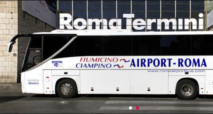 Автобусы от Аэропорта Фьюмичино до Рима