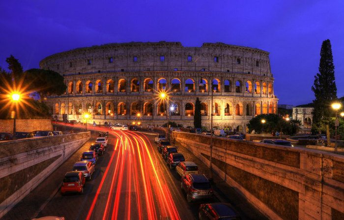 Рим ночью: Колизей 