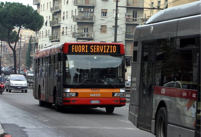 В Риме отсутствует общественный транспорт