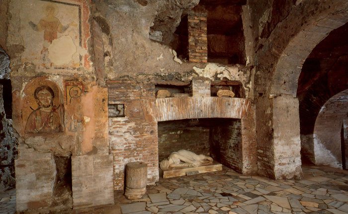 Подземный Рим, катакомбы св. Каллисто