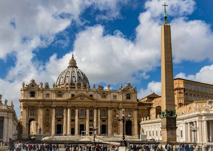 Маршруты по Риму начинает Собор Святого Петра