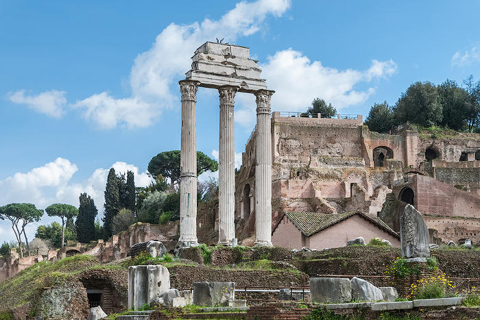 Римский Форум: Колонны Храма Диоскуров