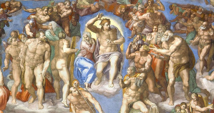 Фреска Микеланджело: кто на ней изображен