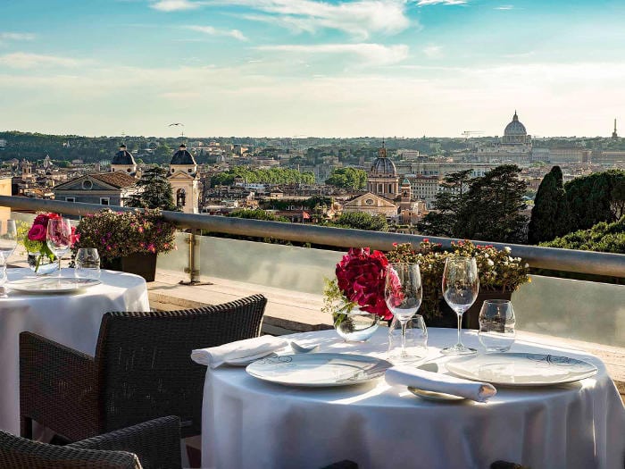 Поездка в Рим: Ресторан в Риме