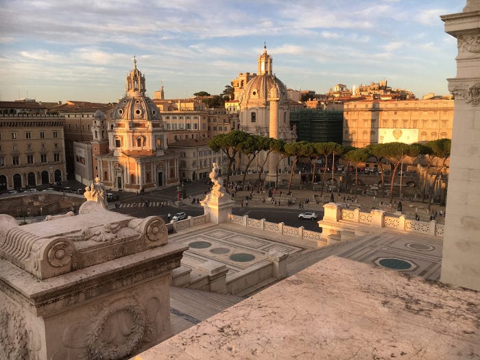 Смотровые площадки в Риме: Площадка Витториано