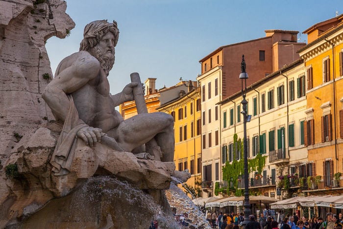 Piazza Navona: Fontana dei Quattro Fiumi