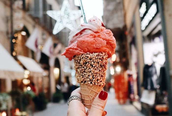 Мороженое в Риме