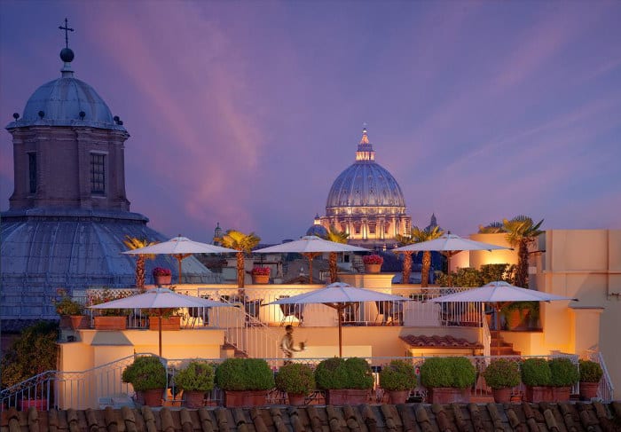 Отели Рима в центре города: Hotel Raphael – Relais & Châteaux 5*