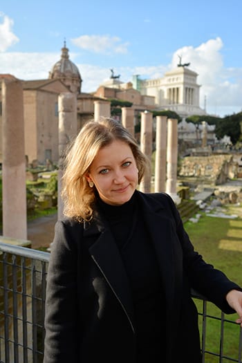 Наташа Пивцаева, главный редактор Rome Travel Magazine