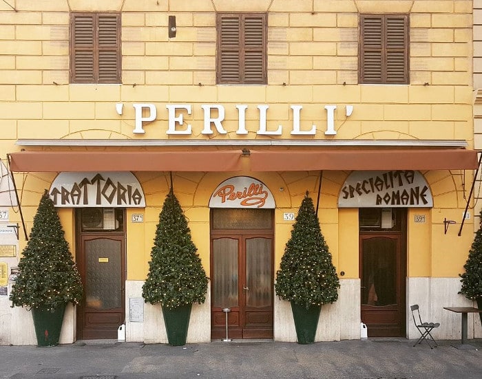  Trattoria Perilli предлагает вкусно поесть в Риме в тишине