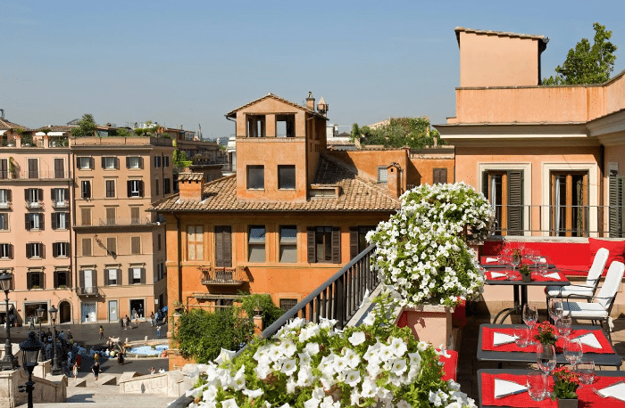 Терраса гостиницы Il Palazzetto