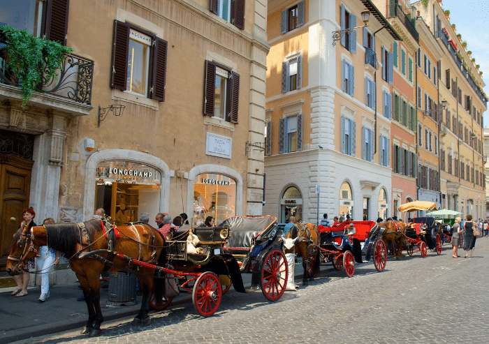 Магазины Рима на Via del Babuino