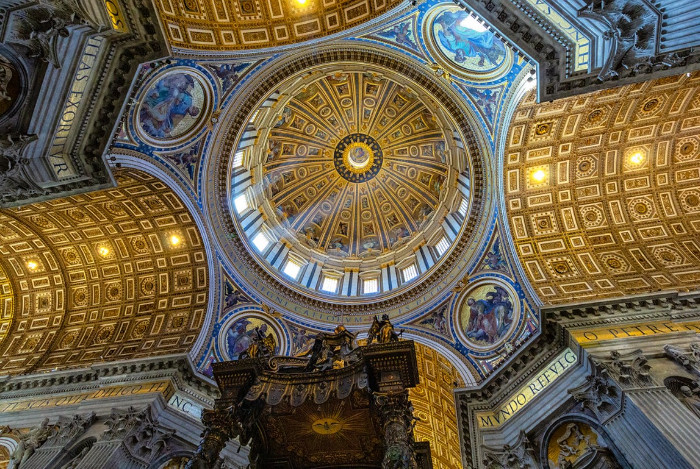 купол Микеланджело в Соборе Святого Петра