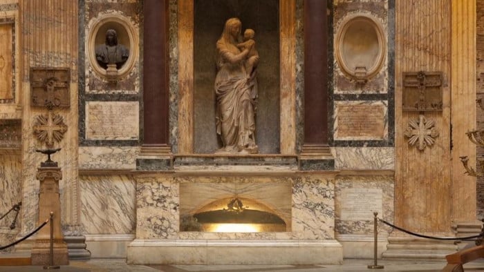 Захоронение великого Рафаэля в Пантеоне