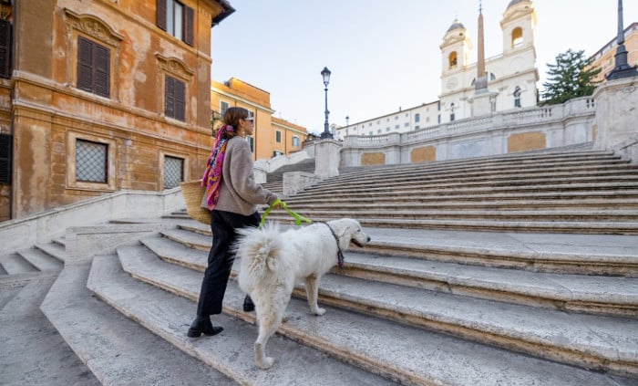 Испанская лестница и площадь Испании в Риме